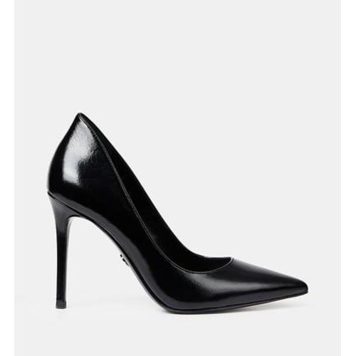 Michael Michael Kors Escarpins Talons Keke Cuir Noir