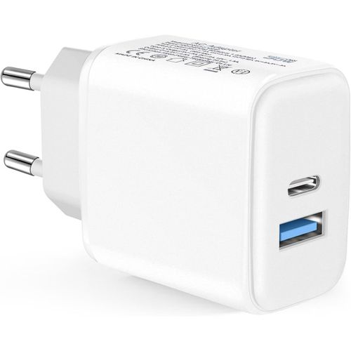 Chenquansarl-Chargeur Usb C, 35 W, 2 Ports, Adaptateur Secteur Pd 3.0, Bloc D'alimentation Usb C, Pour Iphone 16, 15, 14, 13, 12, 11 Pro Plus Mini/Se 2020/Xs/8/7, Ipad, Samsung, Téléphone Portable