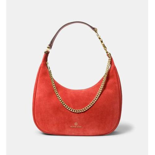 Michael Michael Kors - Sac besace hobo Piper en cuir signature - Orange