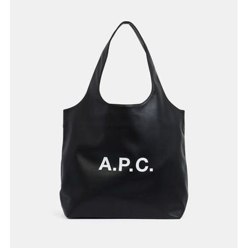 A.P.C. - Sac cabas Ninon enduit  - Noir