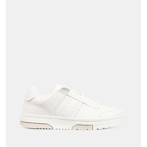 Tommy Hilfiger Baskets Basses Cupsole Cuir Blanc