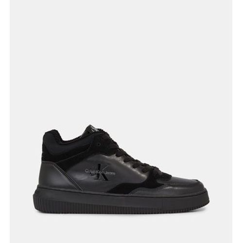 Calvin Klein Baskets Montantes Bi Matière Noir