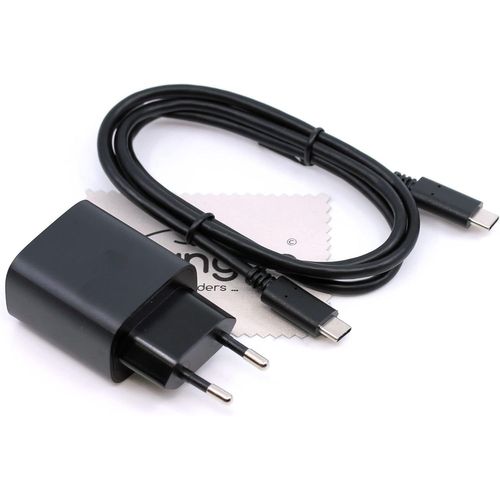 Chenquansarl-Chargeur Usb C 20w Compatible Avec Nokia 3.4, 5.1 Plus, 5.3, 5.4, 6 2018, 6.2, 7, 7.1, 7.2, 8, 8.1, 8.3, G10, G11, G20, G21, G50, T20, X10, X20, Xr20 Typ-C 1m Avec Chiffon De Nettoyage D