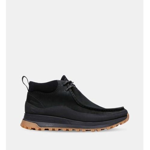 Clarks Bottines Wallabee Gtx En Cuir Noir