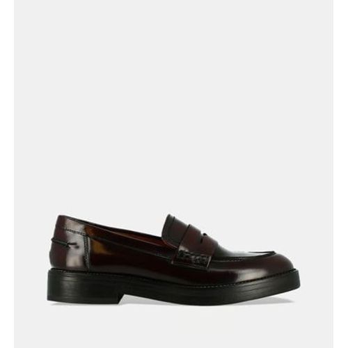 Jonak Mocassins Mirna En Cuir Rouge
