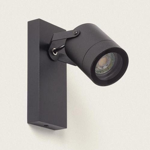 Applique Murale Extérieure Orientable Aluminium 1 Spot Midway Noir
