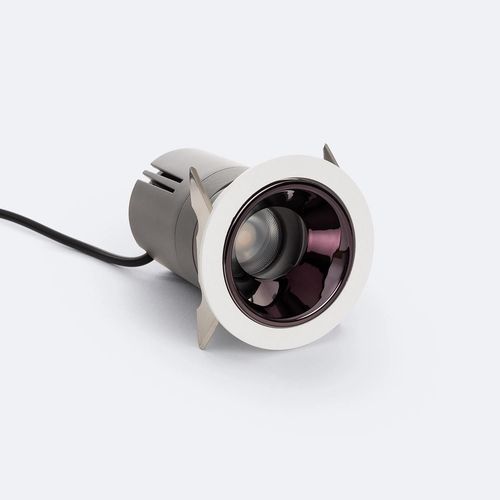 Spot Downlight Led 9w Conique Modulaire Lux Coupe Ø 55 Mm 4000k Blanc / Noir Blanc Neutre