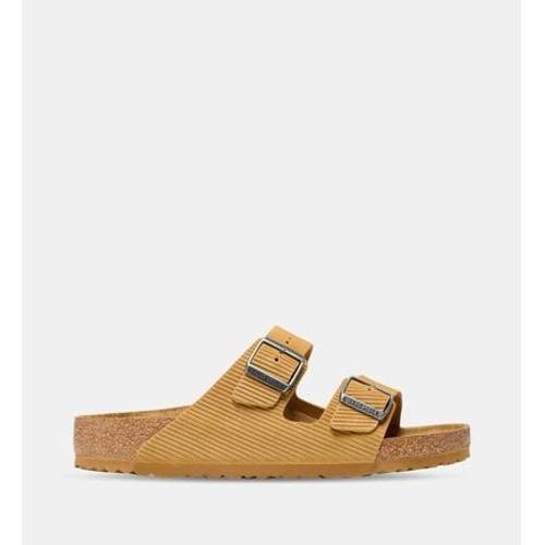 Birkenstock - Sandales Normales Arizona En Cuir - Marron - 44