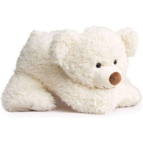 LETNERNY-Très Grande Peluche Ours - Pat'Ours - 65 Cm - Blanc - Grosse Peluche Hyper Douce Et Mignonne Pour Les Calins - Idée Cadeau De Naissance Et Anniversaire Pour Enfants - Ho2527