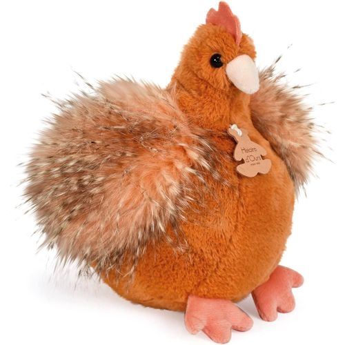 LETNERNY-Peluche Poule - Animal De La Ferme - Poulette Orange - 20 Cm - Mignonne Et Douce - Idée Cadeau De Naissance Et Anniversaire Fille Et Garçon - Ho3161