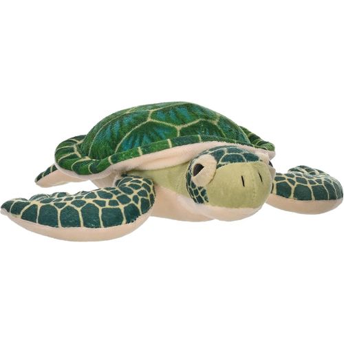 LETNERNY-Cuddlekins Mini Tortue De Mer Verte, Animal En Peluche, 20 Cm, Cadeau Pour Bébés, Peluche Écologique, Rembourrage Fabriqué À Partir De Bouteilles DEau Recyclées