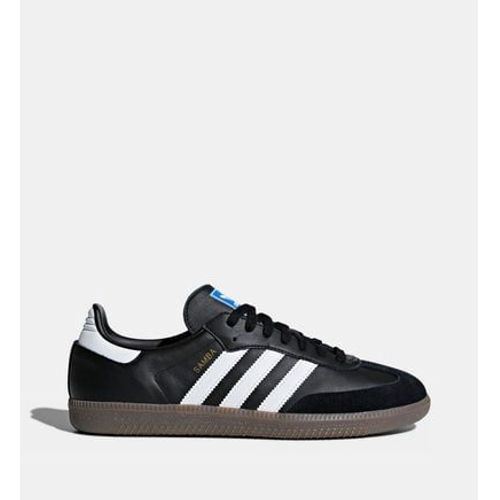 Adidas Originals Baskets Basses Samba En Cuir Noir
