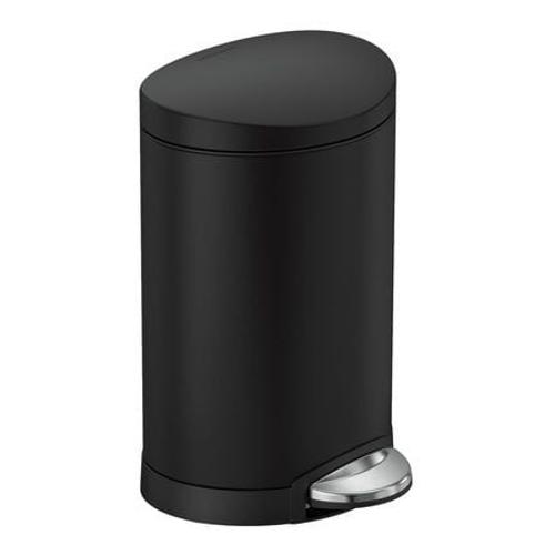 Simplehuman - Poubelle à pédale - Demi lune - Luxe - Noir - Noir