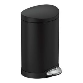 Simplehuman - Poubelle à pédale - Demi lune - Luxe - Noir - Noir
