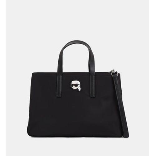 Karl Lagerfeld - Sac cabas Ikonik 2.0 en nylon recyclé - Noir