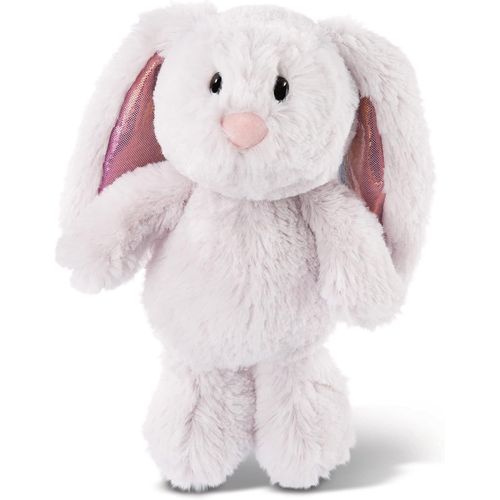LETNERNY-Peluche Lapin Gris Clair Avec Oreilles Scintillantes 20Cm