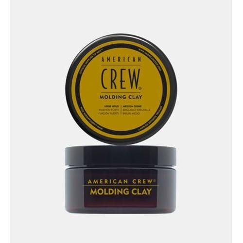 American Crew - Molding Clay Cire Cheveux Homme Fixation Forte & Brillance Naturelle Homme  - Multicolore 