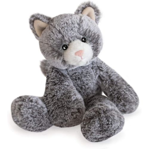 LETNERNY-Peluche Chaton Sweety Mousse - 25 Cm - Gris - Peluche Chat Ultra Douce Et Réconfortante - Facile À Caliner - Idée Cadeau Naissance Ou Anniversaire Enfants - Ho3157