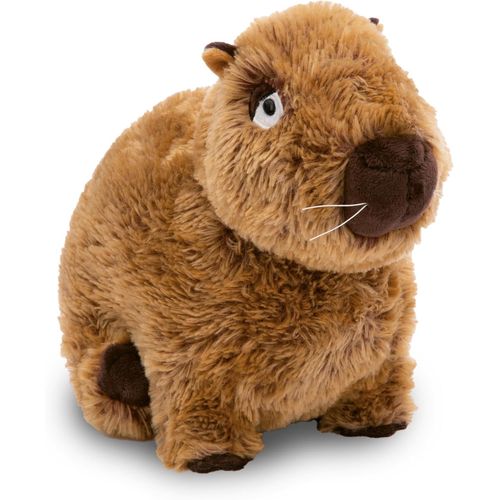 LETNERNY-Capybara Doudou Capy-Barbara 27 Cm Assis - Adorable Peluche Pour Câliner Et Jouer, Capybara En Peluche Pour Les Amateurs De Doudous - 61223, Marron