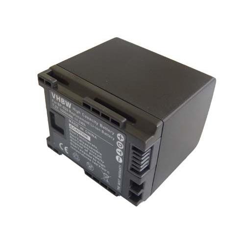 vhbw Batterie compatible avec Canon Vixia XA10, XA20, XA25, XA11, XA15, XA50 caméra vidéo caméscope (1600mAh, 7,2V, Li-ion) avec puce d'information