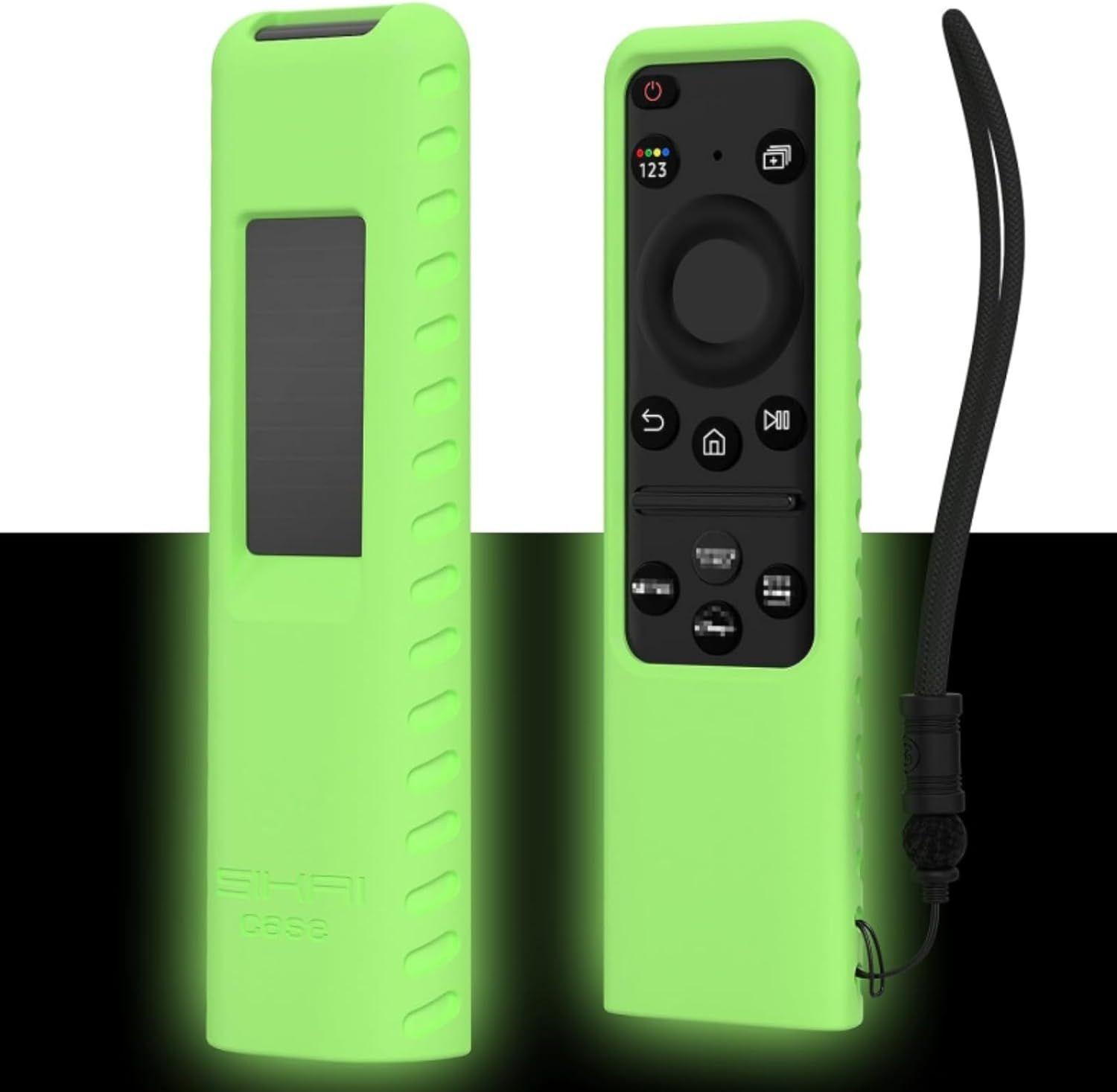 Coque de protection de la télécommande de protection de la télécommande de  la télé-contrôleur anti-goutte universelle pour Samsung Smart TV (vert  fluorescent)