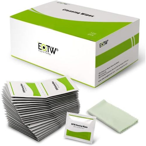 LETNERNY-Nettoyant Lunettes De Vue, 120 Pièces Lingettes Lunettes Nettoyantess Pré-Humidifiées, Lingette Lunette De Nettoyage Emballées Individuellement Pour Lunettes, Appareil Photo, Téléphone, Ipad