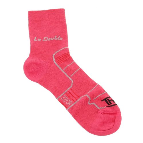Chaussettes De Marche Randonnée Thyo Socquette La Double Club Fuschia