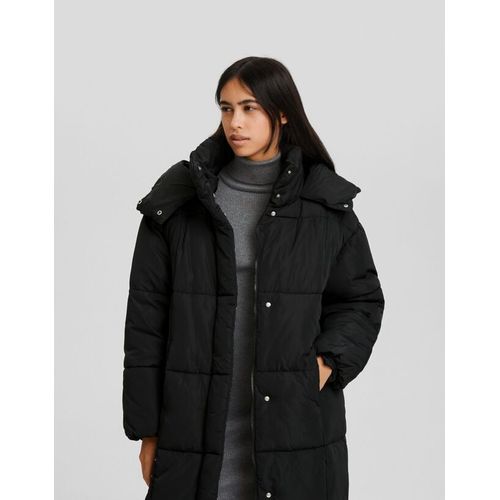  Manteau Capuche Matelassé Femme M Noir