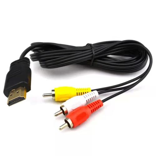 ChenQuanSarl-Câble Hdmi Vers Av, 1080P Hdmi Mâle Vers 3-Rca Audio Vidéo Convertisseur Câble Av Composants Adaptateur Pour Hdtv Dvd - 1,5 M