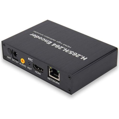 ChenQuanSarl-H.265 Encodeur Vidéo Hdmi 1080P Hdmi Vers Rtmp Encodeur W/Fente De Carte Sd . 128 G Ddns Http Rtmp Rtsp Ts Udp Compatible With Onv/ Pour Iptv Live Streaming Sur Youtube Facebook