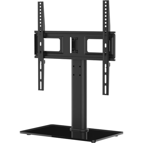 ChenQuanSarl-Gb1005 Support Tv Sur Pied 26-55 Pouces, Contenir Jusqu'À 45Kg, Orientable Et Réglable En Hauteur Pied Tv Universel , Verre Trempé De 8Mm Base, Gestion Du Câble, Vesa 400X400Mm
