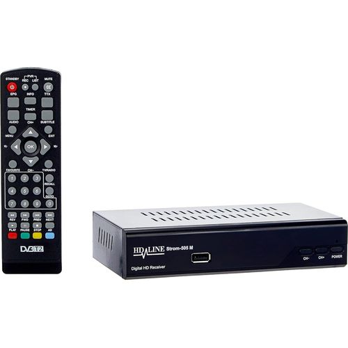 ChenQuanSarl-Strom 505 - Tnt Hd Decodeur Tnt Hd Pour Tv/Recepteur Tnt Hd/Adaptateur Tnt Décodeur Tnt/Boitier Tnt Hd/Tuner Tnt Decodeur Tv Demodulateur Tnt Decodeurs Tnt Full Hdmi Terrestre Parabole,
