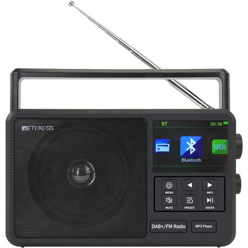 ChenQuanSarl-Tr640 Radio Internet,Radio Numérique Dab Portable,Radio Fm Numérique,Connexion Sans Fil,Antenne Externe,Convient Aux Amateurs De Radio,Aux Personnes D'Âge Moyen