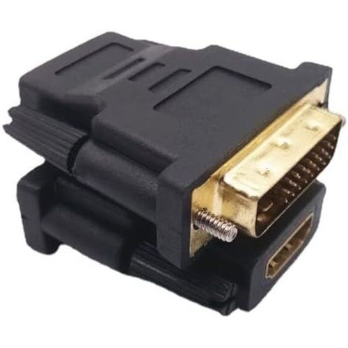 ChenQuanSarl-Lot De 4 Adaptateurs Dvi Vers Hdmi Vers Port D'Affichage Dvi Mâle 24+1 Vers Hdmi Femelle Pour Dvd/Players/Ordinateurs/Télév urs/Projecteurs ¿ Bande Passante Jusqu'À 10,2 Gbit/S