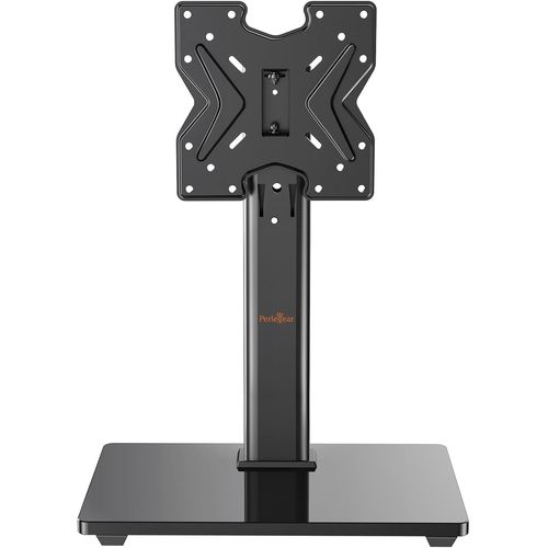 ChenQuanSarl-Support Universel Pour Tv Pivotant, Support De Table Pour Tv/Moniteur/Pc De 19-43 Pouces, Support Pour Tv Réglable En Hauteur Avec Base En Verre Trempé, Vesa 200X200Mm.