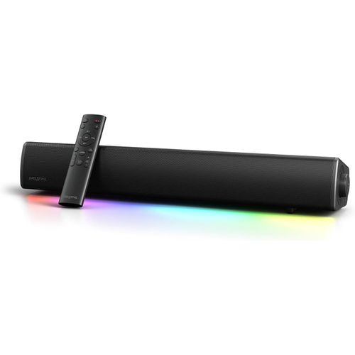 ChenQuanSarl-Sound Blaster Gs5 Barre De Son Gaming, Rgb Avec Technologie Superwide, Alimentation Par Adaptateur, Jusqu'À 60W De Puissance imale, Bluetooth 5.4, Optical-In, Pr Casque, Pour Pc Et Tv