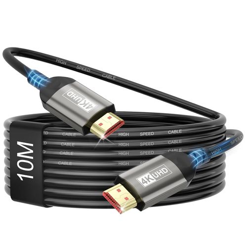 ChenQuanSarl-Câble Hdmi 4K 10Meter, Câble Hdmi 2.0 Avec Arc Uhd Hdr 3D High Speed 18Gbps Ethernet, Pour Barre De Son Tv Blu-Ray Beamer Laptop Tv Ps4/Ps5 Console Pc Monitor