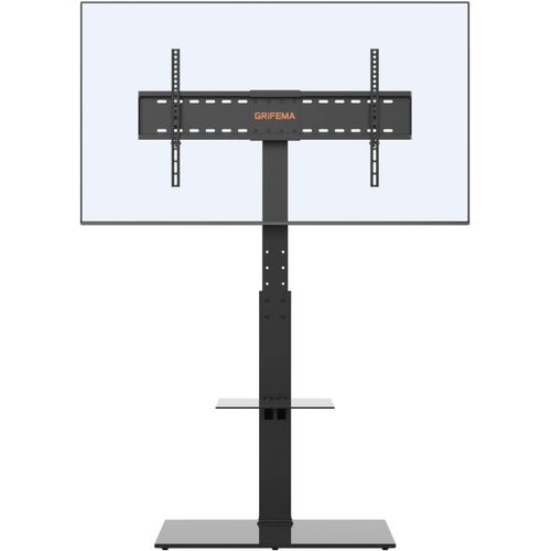 ChenQuanSarl-Gb3002, Meuble Tv Universel Sur Pied, Adapté Aux Télév urs Lcd/Led De Moins De 85 Pouces, Verre Trempé Épaissi, Peut Supporter Un Poids imum De 60 Kg, Vesa imum 400X800 Mm