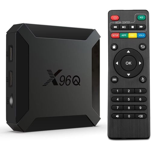 ChenQuanSarl-Boitier Iptv, Lecteur Multimédia De Diffusion En Continu Smart Android 10.0, 2Go Ram 16Go Rom, Boitier Iptv, Wifi, Avec Allwinner H313, Prend En Charge 4K Hd Avec Chipset Quad-Core, H256