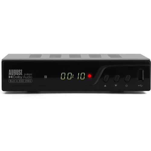 ChenQuanSarl-Décodeur Tnt Hd Avec Disque Dur De 256Gb - Dvb502 - Tnt Hd Double Tuner Pour Regarder Et Enregistrer Simultanément, Guide Tv Sur 7 Jours, Hdmi 1080P, Timeshift Et Contrôle Du Direct