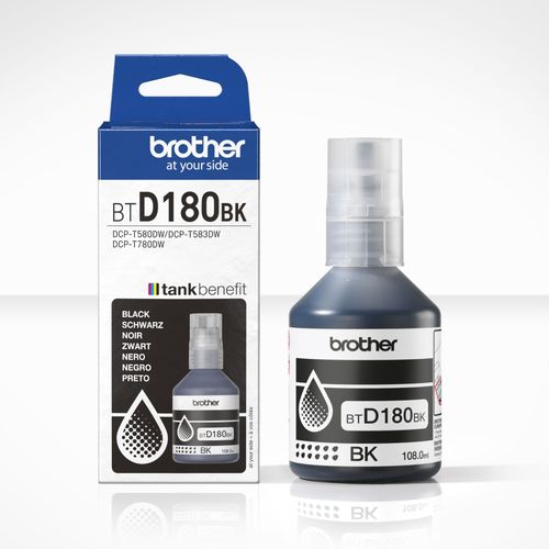 Brother BTD180BK - Noir - original - recharge d'encre - pour Brother DCP-T580DW