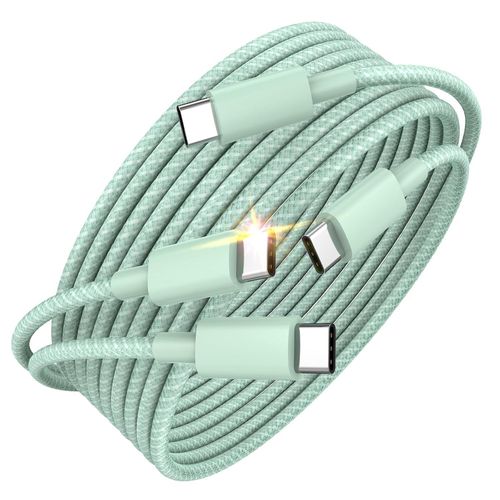 Baertmy-Lot De 2 Câbles Chargeur Usb C Vers Usb C-2 M-Câble De Charge Rapide-Compatible Avec Iphone 15 Pro Max Plus Samsung S23 Note 20 Ipad Pro Air Mini Macbook Air