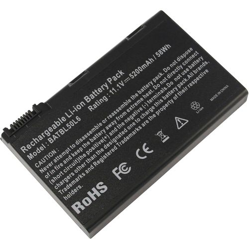 BAERTMY-5200Mah 11.1V Batbl50L6H Batterie Ordinateur Portable Batterie Pour Acer Aspire 3100 3600 5100 5110 5210 5610 5630 5650 5680 9110 9120 9800 9810 Batbl50L6 5515-5187 5515-5831 5515-5879 Série