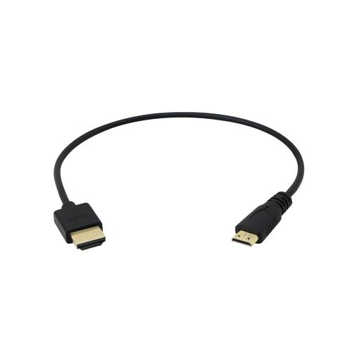 BAERTMY-Câble Hdmi 2.0 Haute Vitesse 4K Ultra Hd 0,3 M (Norme La Plus Récente) Compatible Ethernet, 3D, Retour Audio¿Hdmi Male To Mini Hdmi Male¿