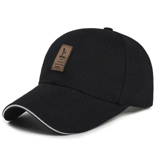 Casquettes En Coton Four Seasons Pour Hommes, Chapeaux De Soleil De Sport, Casquettes, Casquettes, Crème Solaire, Chapeau De Soleil, Site Officiel-Réglable-Noir