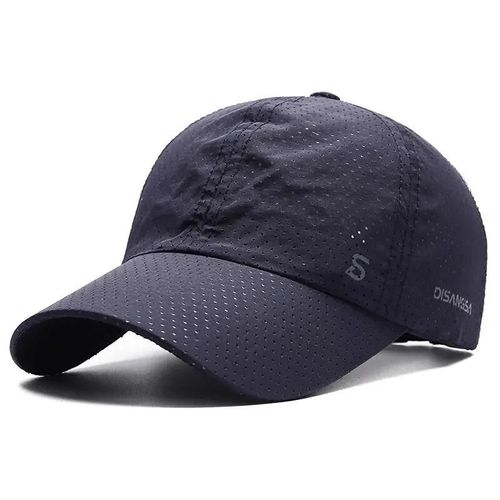 Casquette De Course Pour Hommes,Séchage Rapide, Respirant, Langue De Canard, Plein Air, Soleil, Pêche D'été, Casquette De Baseball-Réglable-Navy