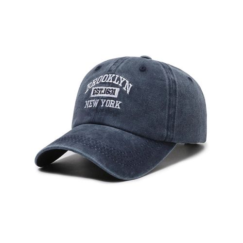 Casquette De Baseball Réglable Brodée Rétro, Chapeau De Soleil Décontracté Pour Hommes Et Femmes, Parfait Pour La Fête Du Dimanche Du Super Bowl--Navy Bleu