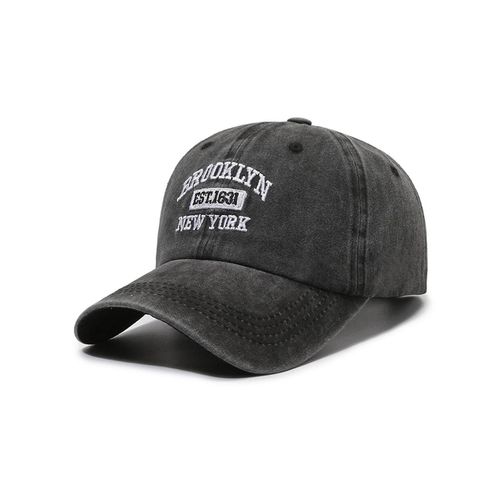Casquette De Baseball Réglable Brodée Rétro, Chapeau De Soleil Décontracté Pour Hommes Et Femmes, Parfait Pour La Fête Du Dimanche Du Super Bowl--Noir
