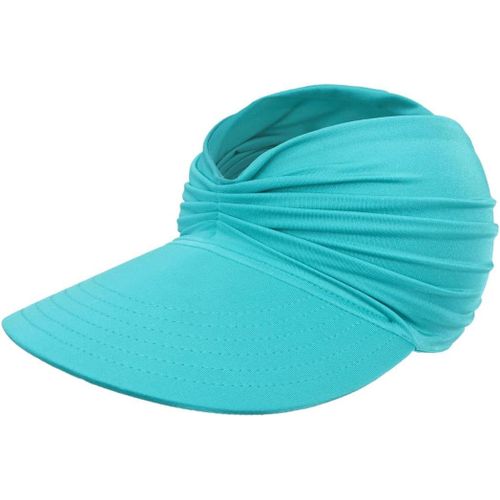 Asas-Capelines Femme,Chapeau De Soleil Pliant Pour Femmes,Chapeau De Plage De Voyage,Chapeau De Soleil Pour Femmes,Chapeau De Golf(Vert Lac)