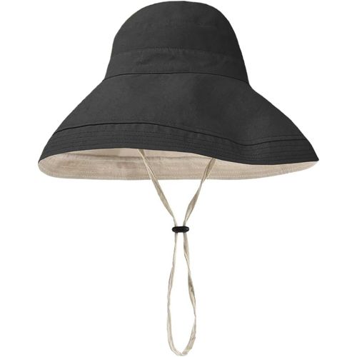 Asas-Chapeau De Soleil Pliable Pour Femme-Chapeau De Soleil D'été Pliable-Large Bord-Pour Femme-Upf 50+-Avec Cordon De Menton Amovible-Pour Les Vacances Et La Plage